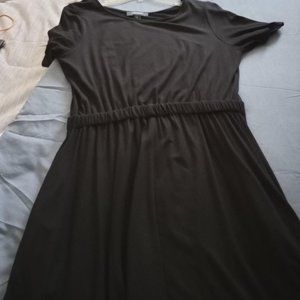 Karen Kane Black Midi Dress - Large - Brand New w/tags